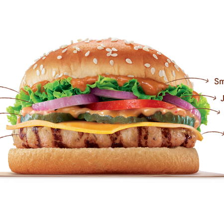 Western Hoo-Ah Jr Chicken with Cheese