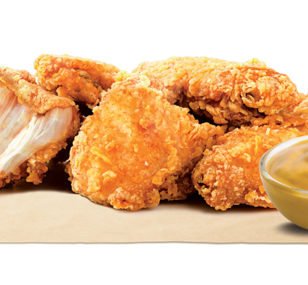 Boneless Wings(Large) + 1 Dip