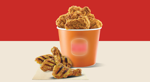 Chicken Wings (Fried + Grilled) - 10pc + 5pc